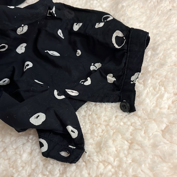 Bohemian Peasant button-front blouse - Picture 5 of 7